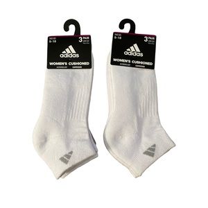 Adidas Low Cut White Sock 6 Pair 🆕